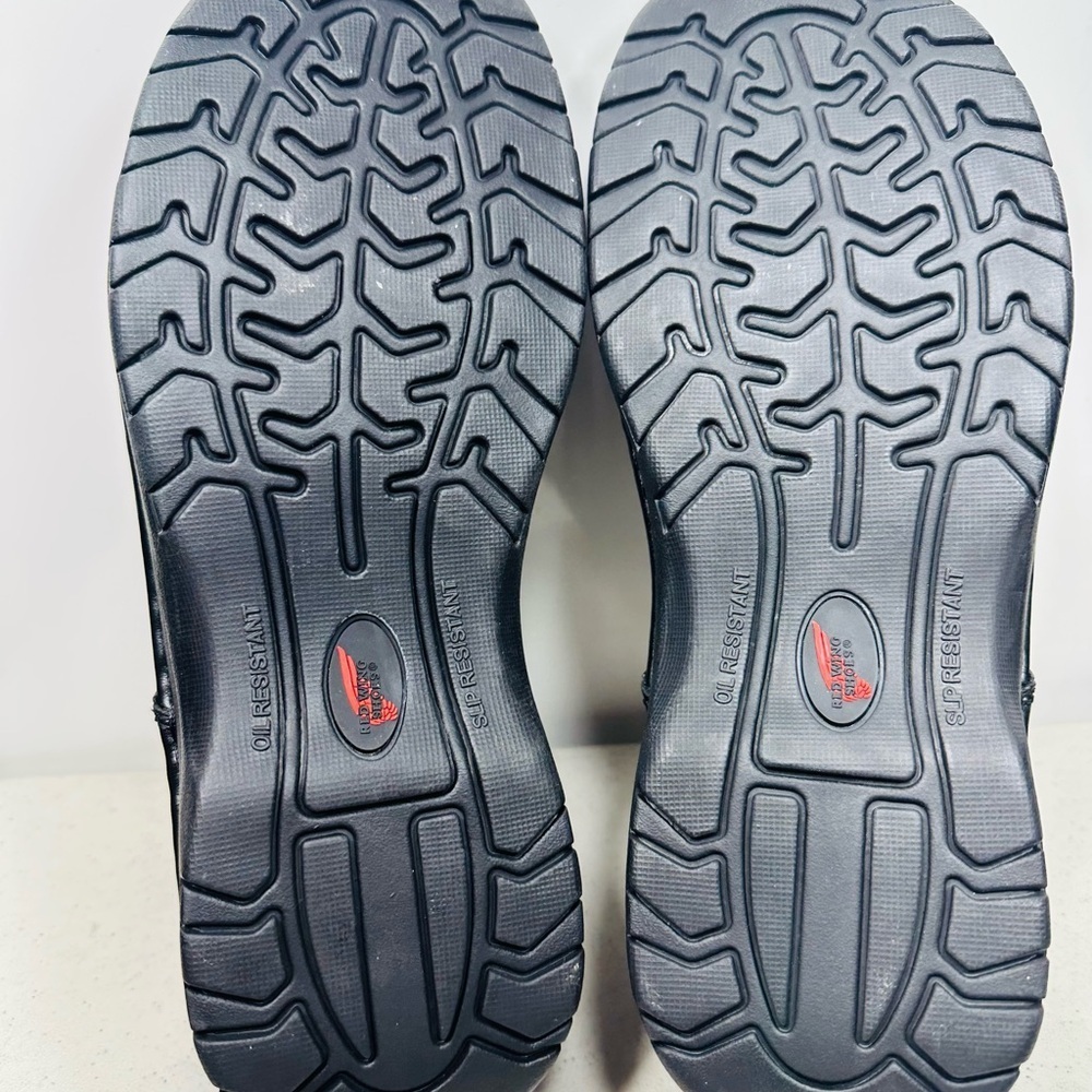 Red Wing 6703 STITCHMAX SD Oxford Black Steel Toe Work Shoes Men's 9,5 D - Picture 6 of 7